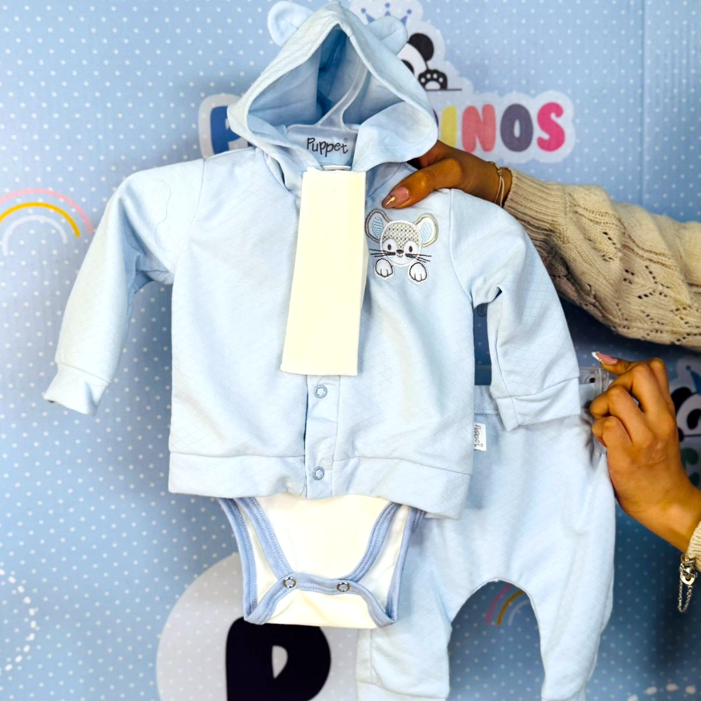 Primer Dia Conjuntos 3 Piezas Ratón Tierno - Image 2