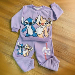 Conjunto casual rosado de 3 piezas