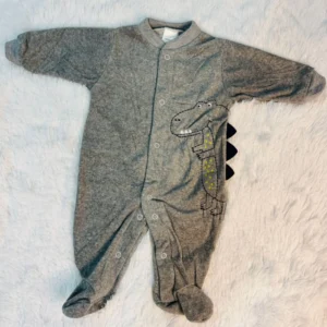 Pijama Dino Gris