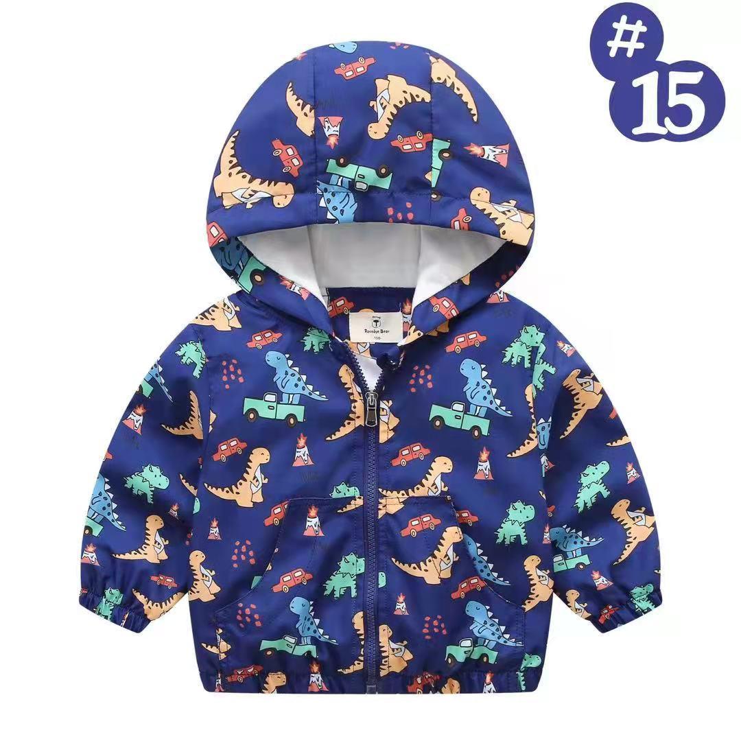 Chaqueta rompevientos dinos